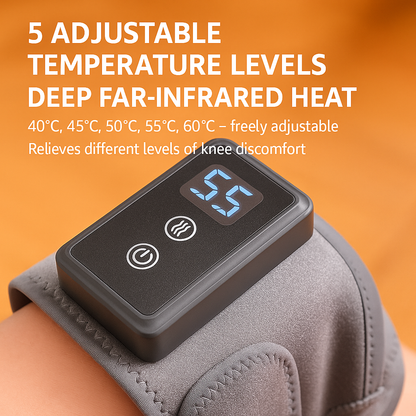 Knee Massager With Electric Vibration, Knee And Shoulder Support