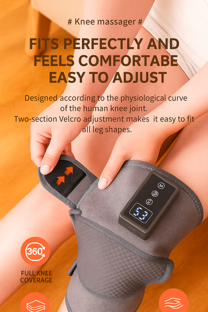Knee Massager With Electric Vibration, Knee And Shoulder Support